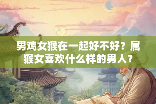 男鸡女猴在一起好不好？属猴女喜欢什么样的男人？