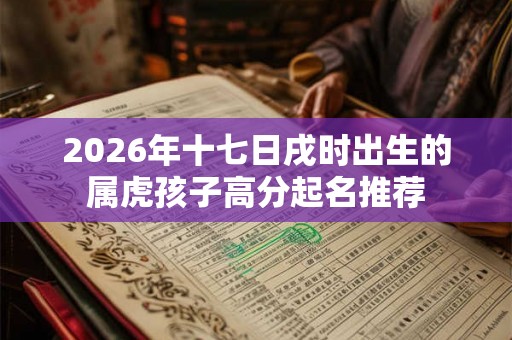 2026年十七日戌时出生的属虎孩子高分起名推荐