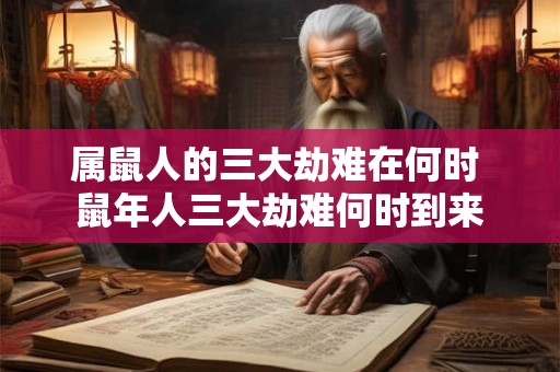 属鼠人的三大劫难在何时 鼠年人三大劫难何时到来