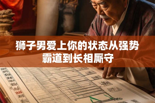 狮子男爱上你的状态从强势霸道到长相厮守