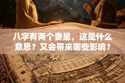 八字有两个妻星，这是什么意思？又会带来哪些影响？