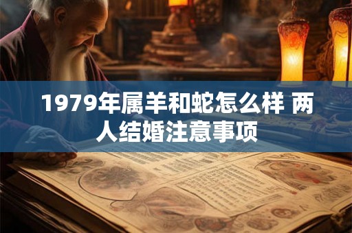 1979年属羊和蛇怎么样 两人结婚注意事项