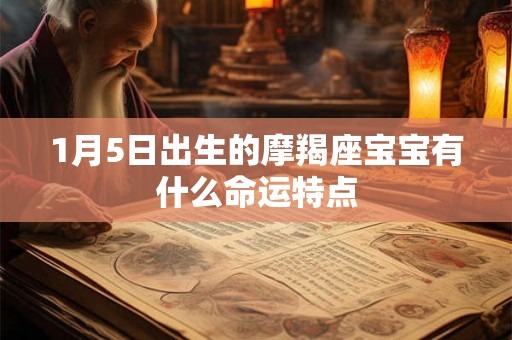 1月5日出生的摩羯座宝宝有什么命运特点 1月5日出生的摩羯座宝宝有什么命运特点
