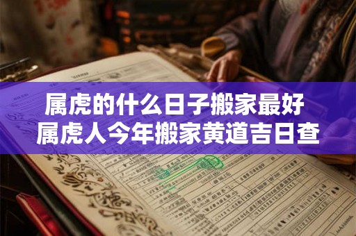 属虎的什么日子搬家最好 属虎人今年搬家黄道吉日查询 属虎的什么日子搬家最好 属虎人今年搬家黄道吉日查询