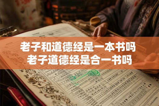 老子和道德经是一本书吗 老子道德经是合一书吗