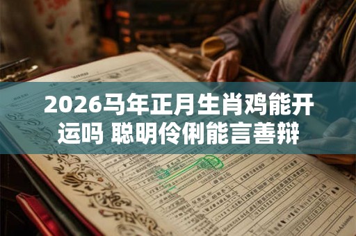 2026马年正月生肖鸡能开运吗 聪明伶俐能言善辩