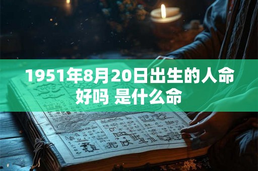 1951年8月20日出生的人命好吗 是什么命