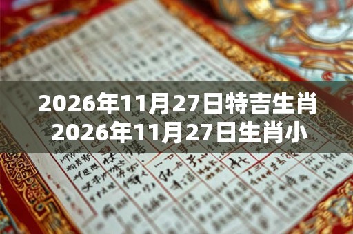 2026年11月27日特吉生肖 2026年11月27日生肖小运播报