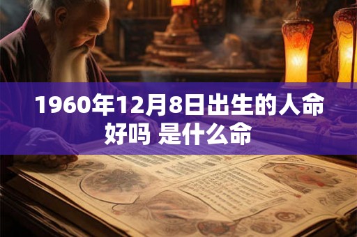 1960年12月8日出生的人命好吗 是什么命