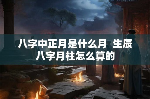 八字中正月是什么月  生辰八字月柱怎么算的