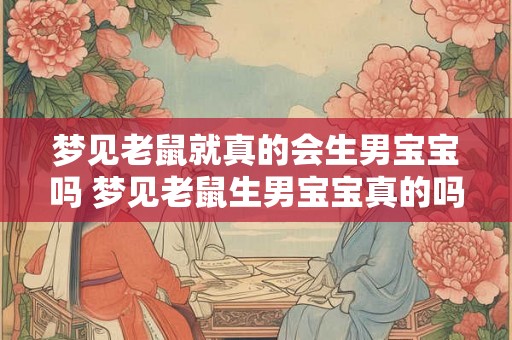 梦见老鼠就真的会生男宝宝吗 梦见老鼠生男宝宝真的吗 梦见老鼠就真的会生男宝宝吗 梦见老鼠生男宝宝真的吗