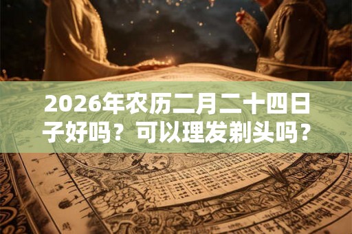 2026年农历二月二十四日子好吗？可以理发剃头吗？