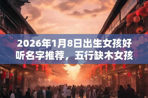 2026年1月8日出生女孩好听名字推荐，五行缺木女孩起名