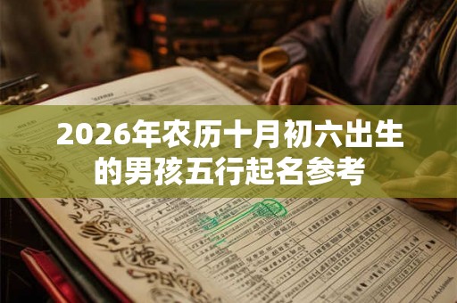 2026年农历十月初六出生的男孩五行起名参考