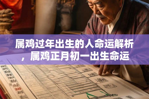 属鸡过年出生的人命运解析，属鸡正月初一出生命运