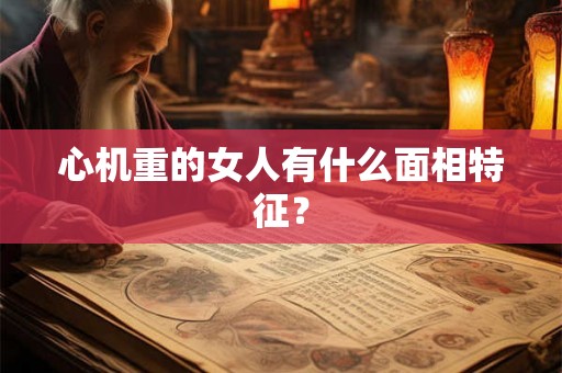 心机重的女人有什么面相特征？