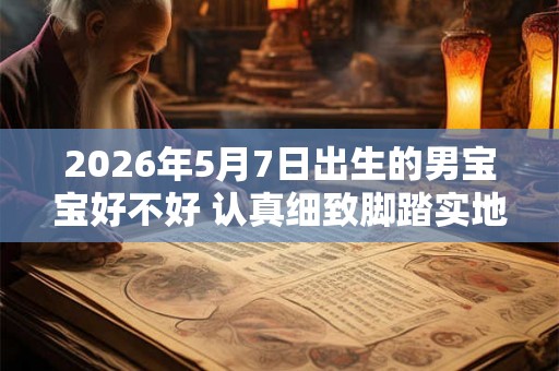 2026年5月7日出生的男宝宝好不好 认真细致脚踏实地