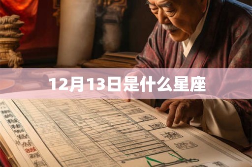12月13日是什么星座 12月13日是什么星座