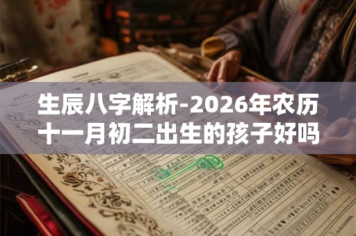 生辰八字解析-2026年农历十一月初二出生的孩子好吗