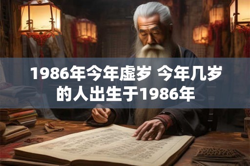 1986年今年虚岁 今年几岁的人出生于1986年