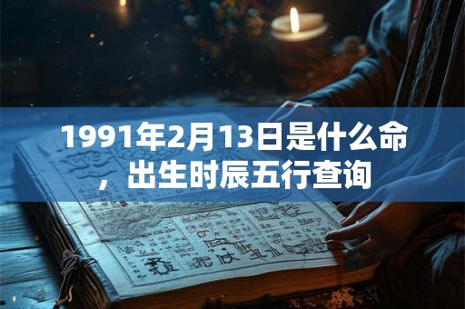 1991年2月13日是什么命，出生时辰五行查询