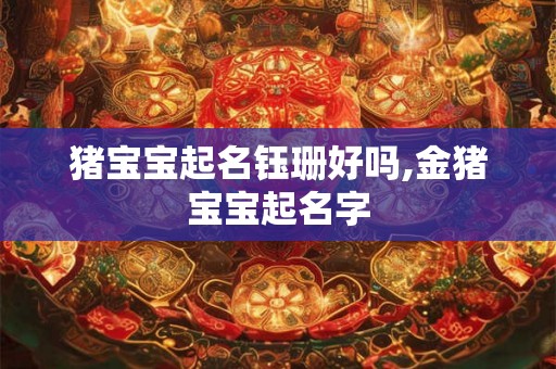 猪宝宝起名钰珊好吗,金猪宝宝起名字