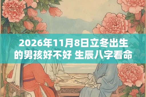2026年11月8日立冬出生的男孩好不好 生辰八字看命