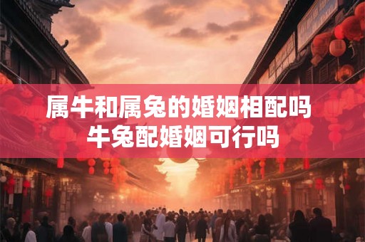 属牛和属兔的婚姻相配吗 牛兔配婚姻可行吗