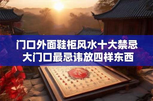 门口外面鞋柜风水十大禁忌 大门口最忌讳放四样东西
