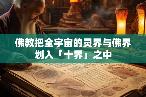 佛教把全宇宙的灵界与佛界划入「十界」之中