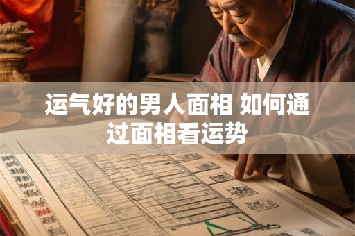 运气好的男人面相 如何通过面相看运势