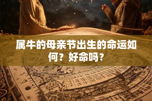 属牛的母亲节出生的命运如何?好命吗? 属牛的母亲节出生的命运如何?好命吗?