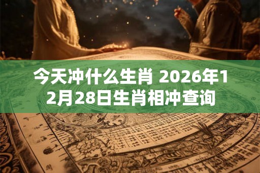 今天冲什么生肖 2026年12月28日生肖相冲查询