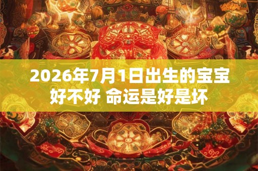 2026年7月1日出生的宝宝好不好 命运是好是坏 2026年7月1日出生的宝宝好不好 命运是好是坏