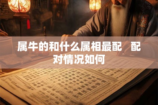 属牛的和什么属相最配   配对情况如何