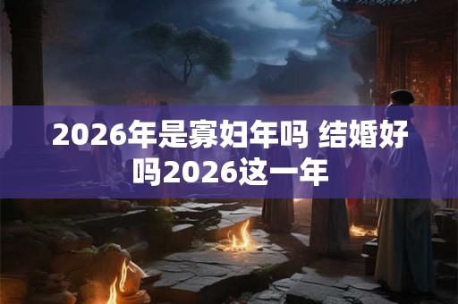 2026年是寡妇年吗 结婚好吗2026这一年 2026年是寡妇年吗 结婚好吗2026这一年