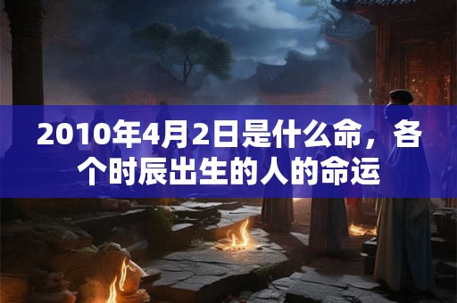 2010年4月2日是什么命,各个时辰出生的人的命运 2010年4月2日是什么命,各个时辰出生的人的命运