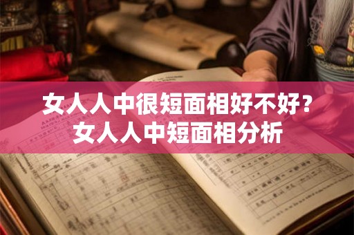 女人人中很短面相好不好？女人人中短面相分析