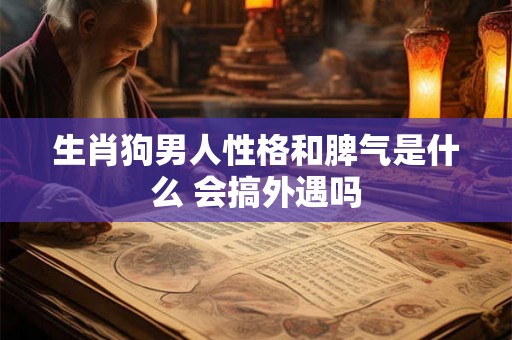 生肖狗男人性格和脾气是什么 会搞外遇吗