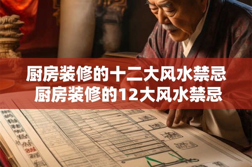 厨房装修的十二大风水禁忌 厨房装修的12大风水禁忌你知道吗