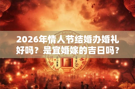 2026年情人节结婚办婚礼好吗？是宜婚嫁的吉日吗？