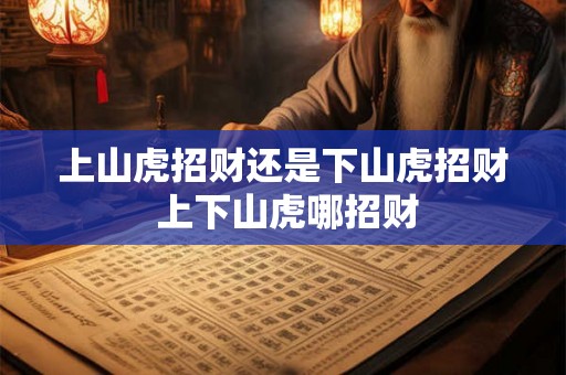 上山虎招财还是下山虎招财 上下山虎哪招财