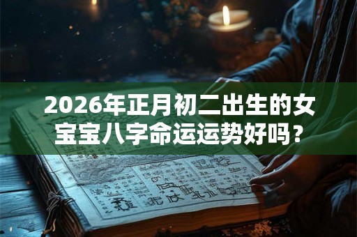 2026年正月初二出生的女宝宝八字命运运势好吗? 2026年正月初二出生的女宝宝八字命运运势好吗?