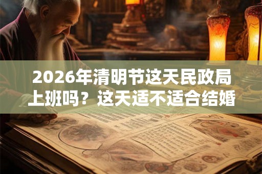 2026年清明节这天民政局上班吗？这天适不适合结婚？