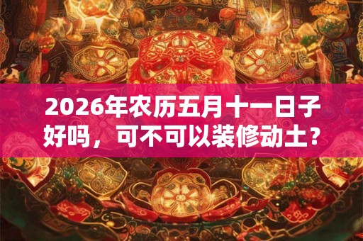 2026年农历五月十一日子好吗，可不可以装修动土？