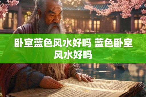 卧室蓝色风水好吗 蓝色卧室风水好吗