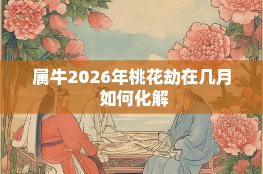 属牛2026年桃花劫在几月 如何化解