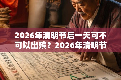 2026年清明节后一天可不可以出殡？2026年清明节去世好不好？