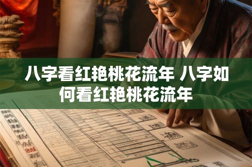 八字看红艳桃花流年 八字如何看红艳桃花流年