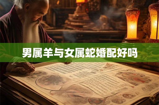男属羊与女属蛇婚配好吗
